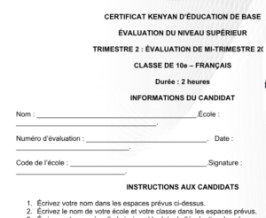 grade 10 french exam 2026