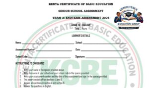 Grade 10 biology end term 3 exam 2026
