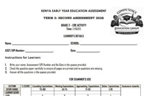 Grade 2 exam mid term 3 2026 pdf