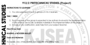 PRE TECHNICAL PAPER 2 KJSEA PREDICTION 2026