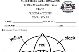 Grade 1 end of term 3 exams 2026